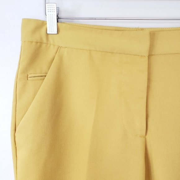 Jules & Leopold | Mustard Cropped Trouser Pants | Size 8 - Picture 2 of 7